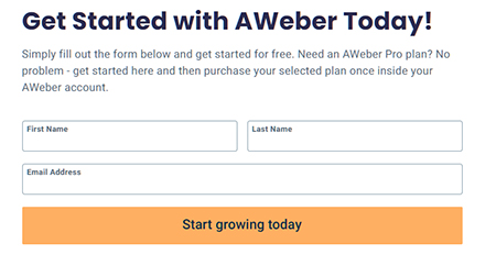 Aweber Free Account