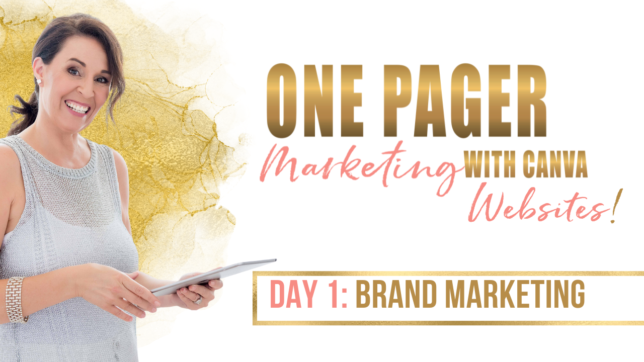 One Pager Marketing With Canva Websites